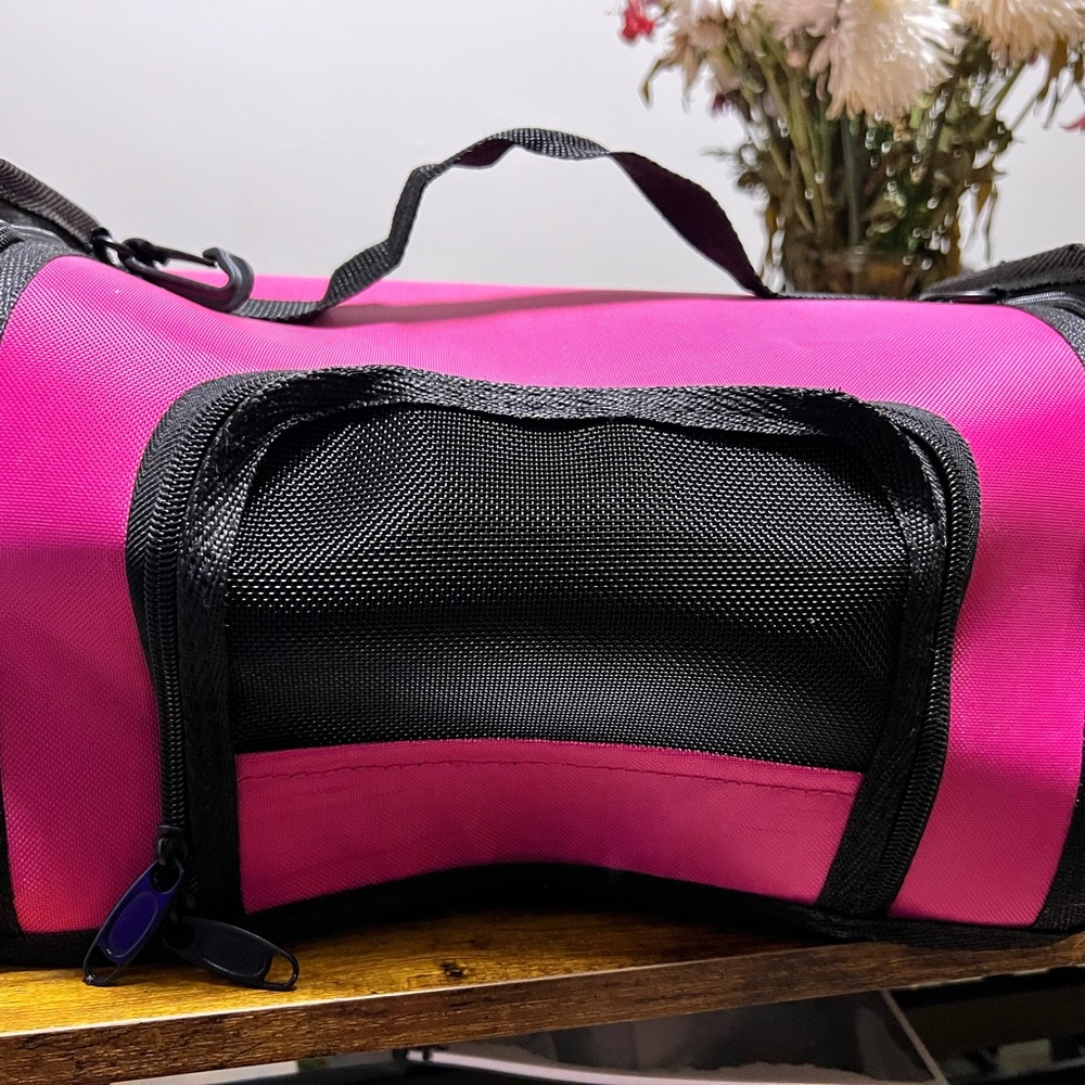 Pink and Black carrier